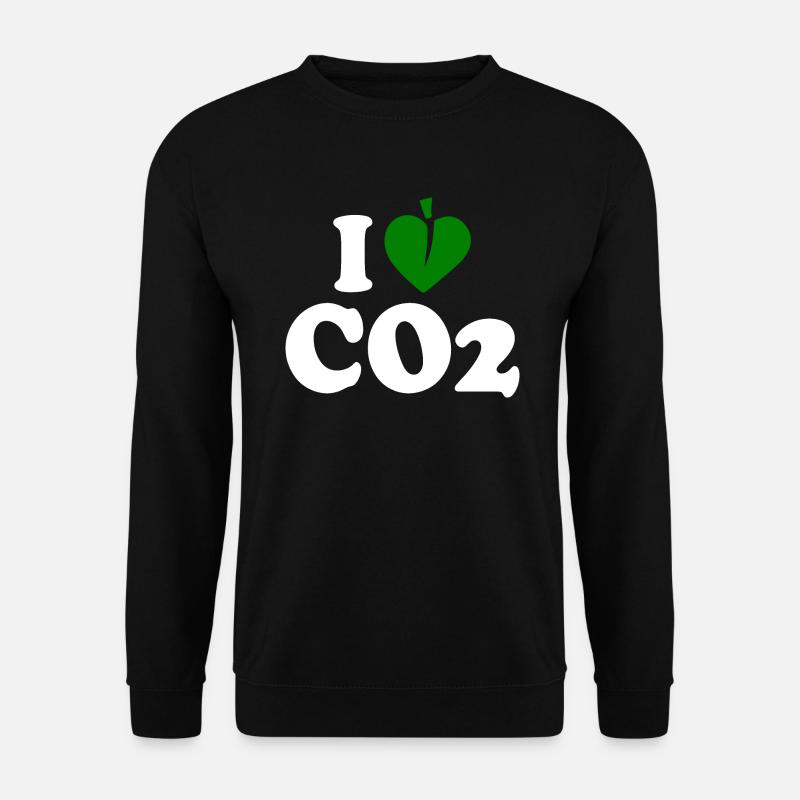 I love co2 - Unisex Pullover - Schwarz