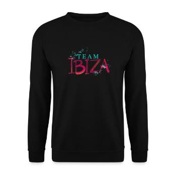 Team Ibiza - Unisex Pullover - Schwarz - Vorne - Alina (178cm) & Michal (187cm)