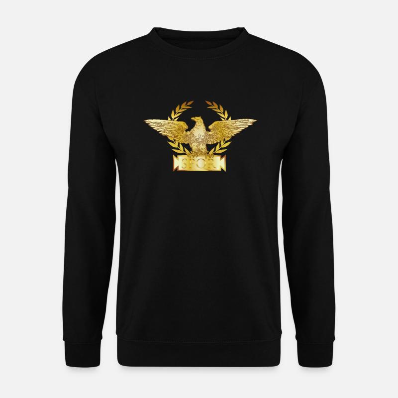 SPQR - Adler Roms - Unisex Pullover - Schwarz