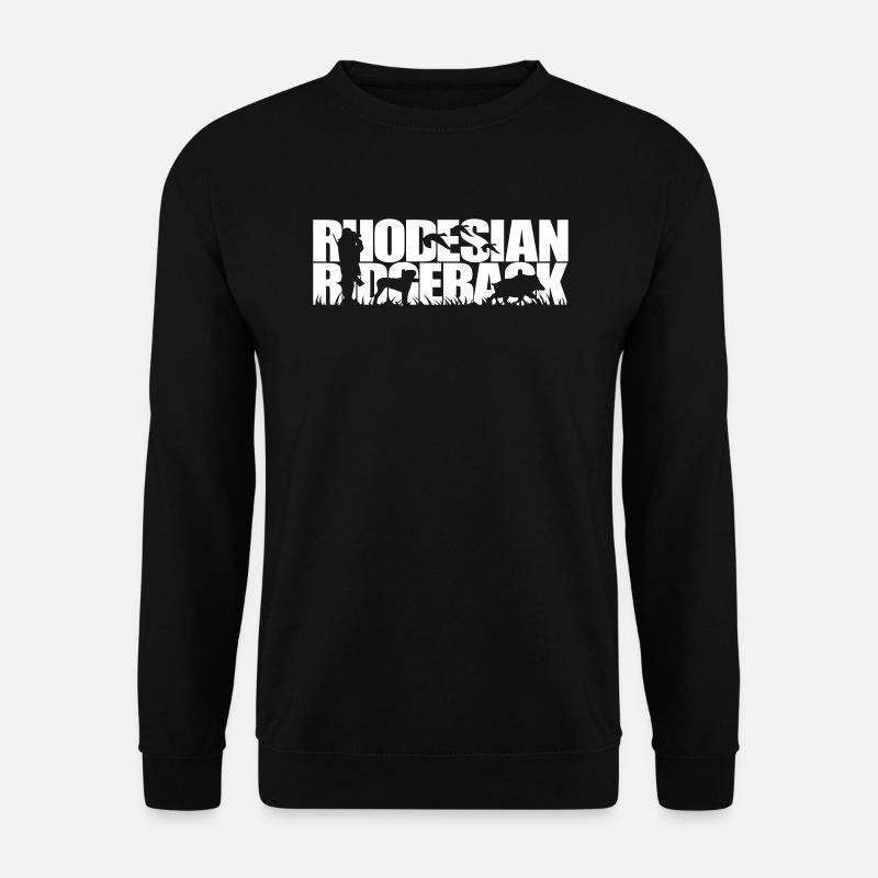 RHODESIAN RIDGEBACK Hunting - Unisex Sweatshirt - black