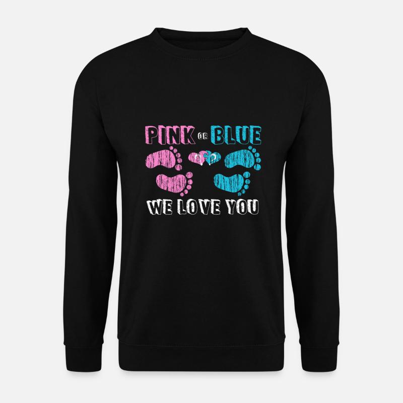 Pink or Blue - Unisex Sweatshirt - black