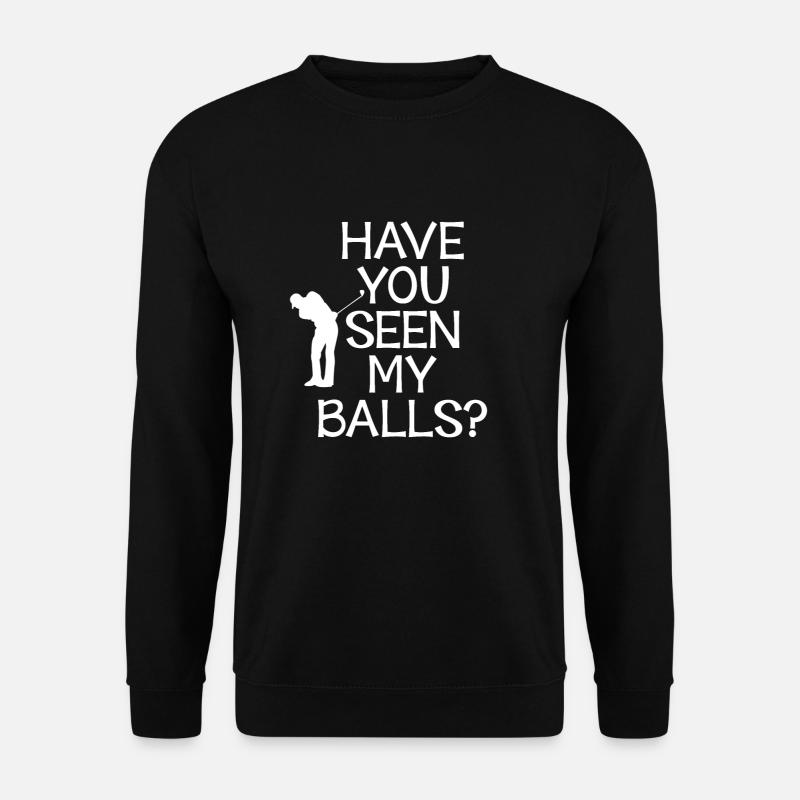 Golfer Golf - Unisex Pullover - Schwarz