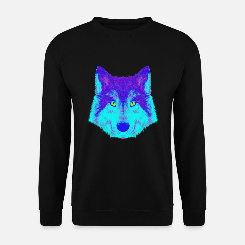 Wolf EDM - Sweat-shirt Unisexe - noir