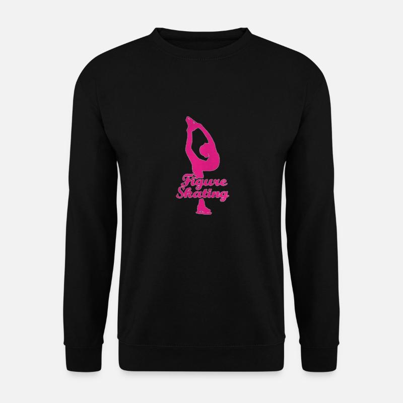 Eiskunstlauf Schlittschuh - Unisex Pullover - Schwarz