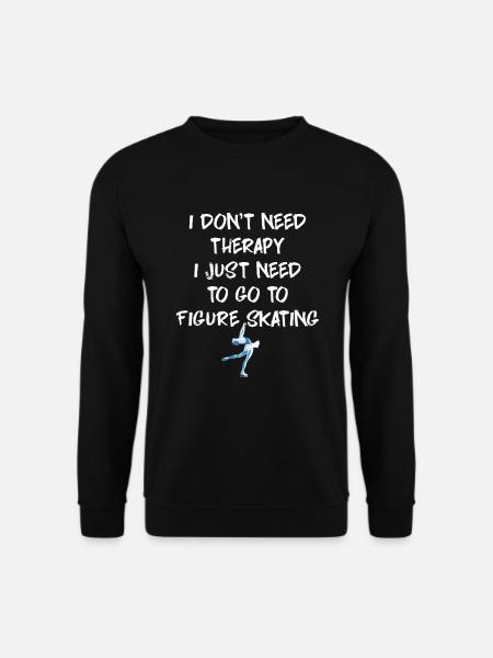 Eiskunstlauf - Unisex Pullover - Schwarz