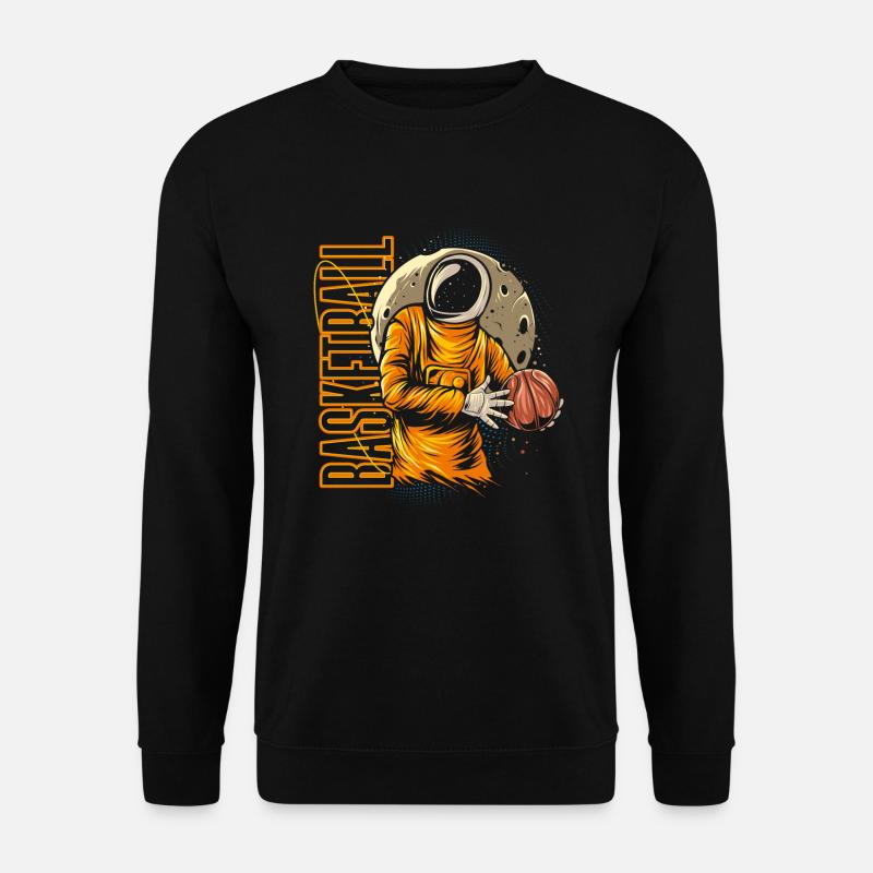 Basketball Astronaut - Unisex Pullover - Schwarz