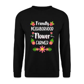 Neighbor House Beer Celebration - Unisex Sweatshirt - black - Front - Alina (178cm) & Michal (187cm)