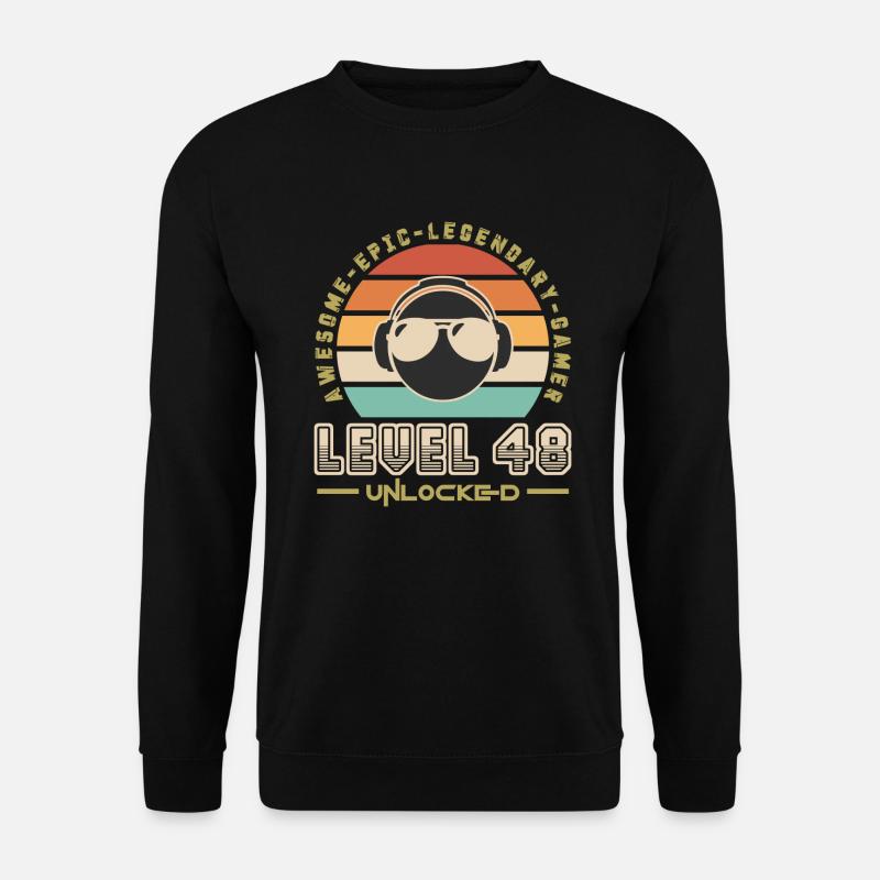 Stufe 48 - Unisex Pullover - Schwarz