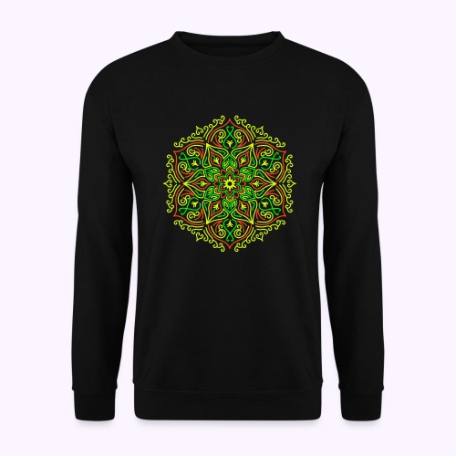 Fire Lotus Mandala - Unisex Sweatshirt