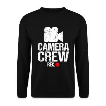 Camera Production Crew Rec - Sweat-shirt Unisexe - noir - Devant - Alina (178cm) & Michal (187cm)