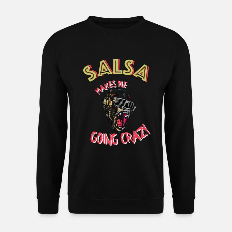 La salsa me rend folle - Sweat-shirt Unisexe - noir