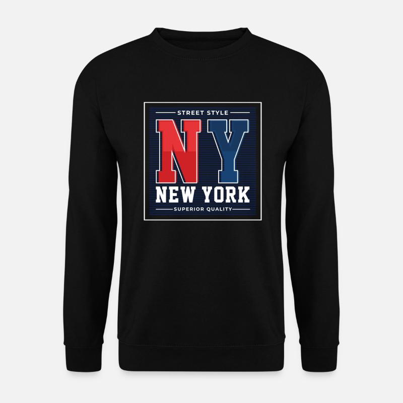New York - Unisex Pullover - Schwarz