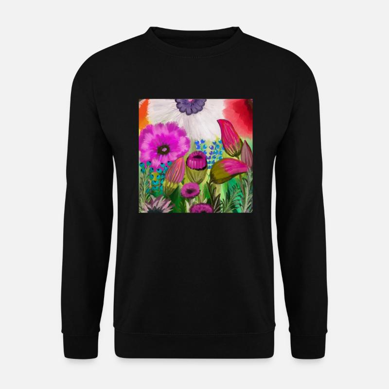Schraffierung - Unisex Pullover - Schwarz