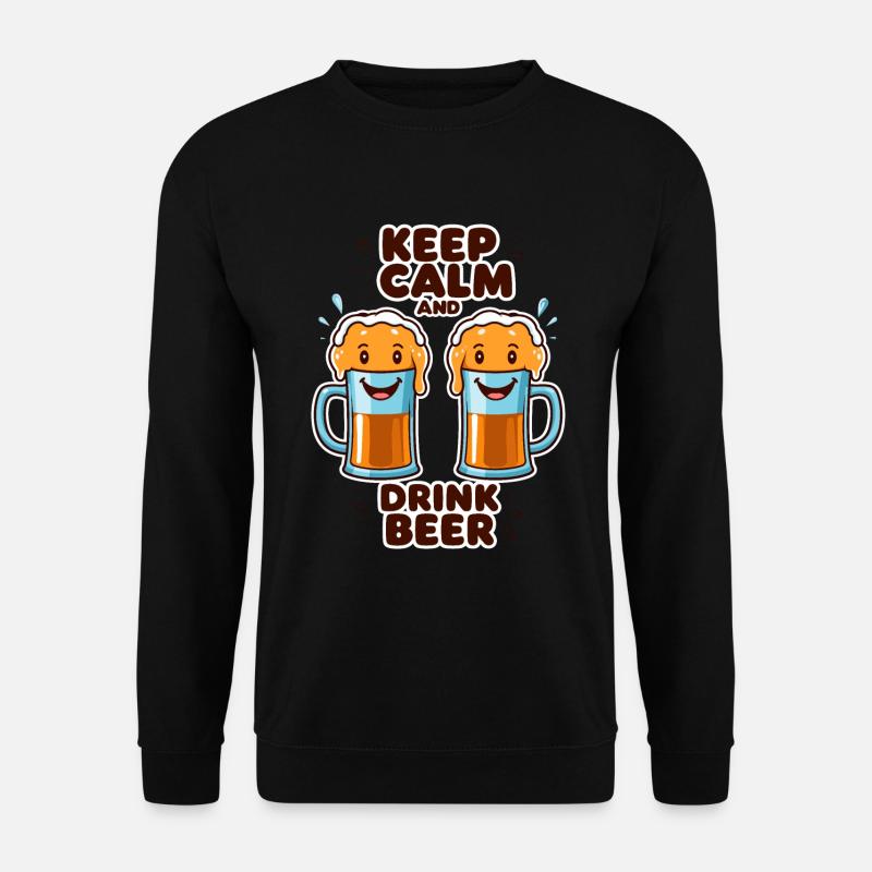 Chopes à bière amusantes - Sweat-shirt Unisexe - noir