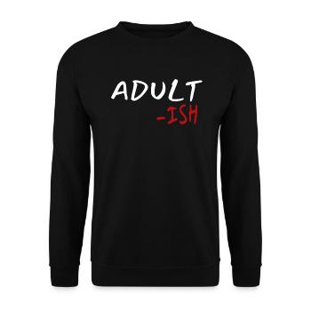 Sarcasme Humour Drôle Adulte Idée cadeau - Sweat-shirt Unisexe - noir - Devant - Alina (178cm) & Michal (187cm)