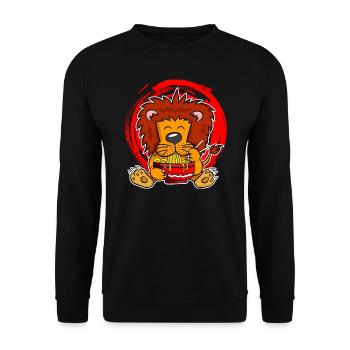 Ramen Life Motive Lions Chemise Motiv Ramen Nouilles - Sweat-shirt Unisexe - noir - Devant - Alina (178cm) & Michal (187cm)