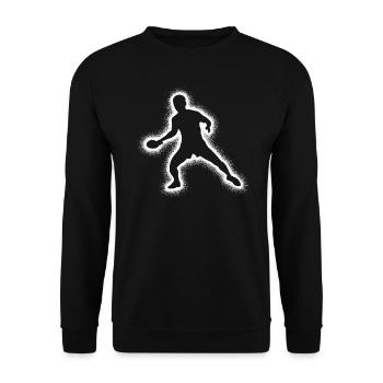 Table Tennis Players Men Table Tennis Players - Unisex Sweatshirt - black - Front - Alina (178cm) & Michal (187cm)