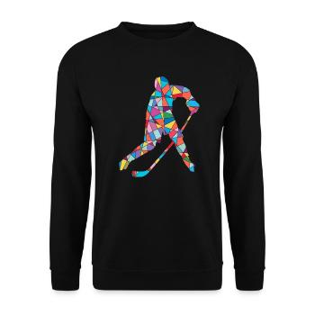 Joueurs de hockey sur glace Hockey Enfants Joueurs de hockey sur glace - Sweat-shirt Unisexe - noir - Devant - Alina (178cm) & Michal (187cm)