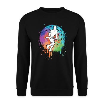 Hockey sur gazon Joueurs de hockey Garçons Hockey Enfants - Sweat-shirt Unisexe - noir - Devant - Alina (178cm) & Michal (187cm)