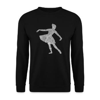 Ballerina Ballet Dancer Dancing Ballet - Unisex Sweatshirt - black - Front - Alina (178cm) & Michal (187cm)