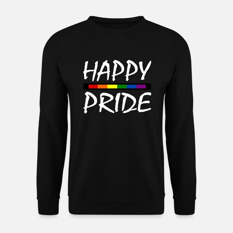 Happy pride - Sweat-shirt Unisexe - noir