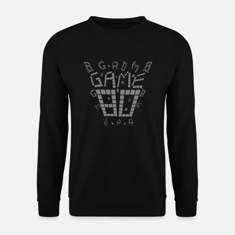 Game 80s design gray - Unisex Pullover - Schwarz
