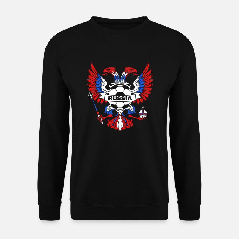 Russland Flagge Moskau Putin Nation russisch - Unisex Pullover - Schwarz