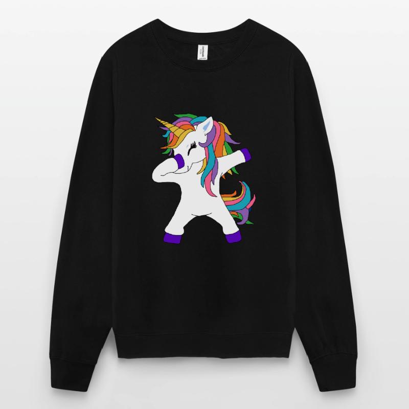 Dabbing Unicorn dabbendes Einhorn Dab Geschenkidee Unisex Pullover