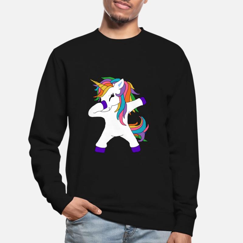 Dabbing Unicorn dabbendes Einhorn Dab Geschenkidee Unisex Pullover