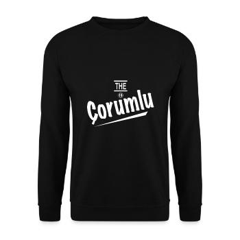 The Corumlu 19 - Unisex Pullover - Schwarz - Vorne - Alina (178cm) & Michal (187cm)