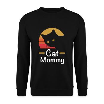 Best Cat Mom Ever Best Cat Mom Mother Kitten - Unisex Sweatshirt - black - Front - Alina (178cm) & Michal (187cm)