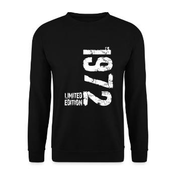Limited edition 1972 - Unisex Pullover - Schwarz - Vorne - Alina (178cm) & Michal (187cm)