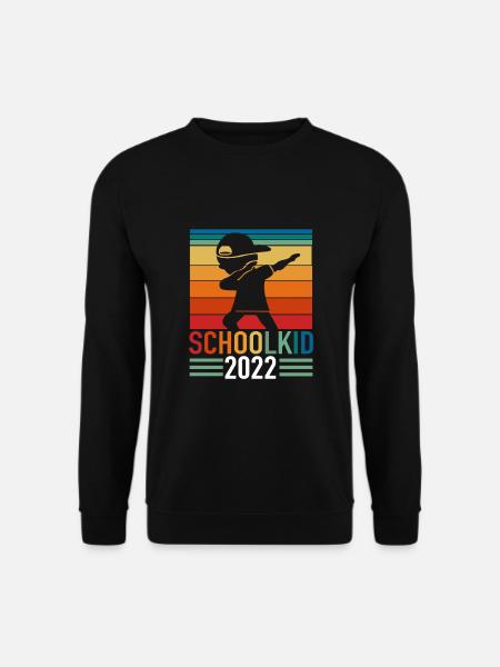 Back to school Boys Schoolchild 2022 Dabbing - Unisex Sweatshirt - black