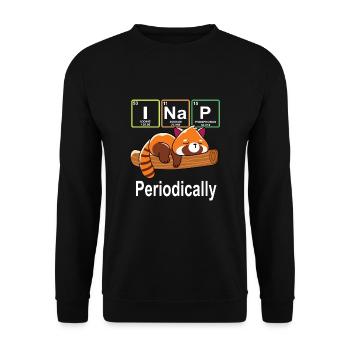 T-shirt Panda Rouge I Nap - Sweat-shirt Unisexe - noir - Devant - Alina (178cm) & Michal (187cm)