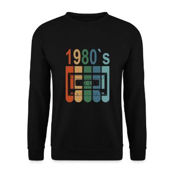 Best Of 1980 42. Geburtstag 42 Jahre Geburtstag - Unisex Pullover - Schwarz - Vorne - Alina (178cm) & Michal (187cm)