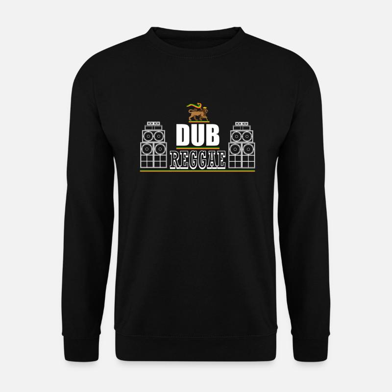 Dub Reggae Lion - Unisex Pullover - Schwarz