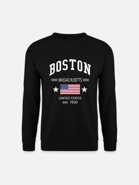 Boston - Sweat-shirt Unisexe - noir
