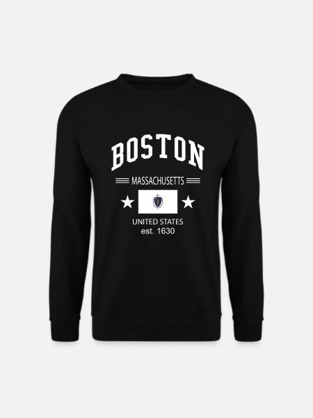 Boston - Sweat-shirt Unisexe - noir