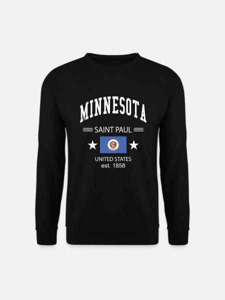 Minnesota - Unisex Pullover - Schwarz