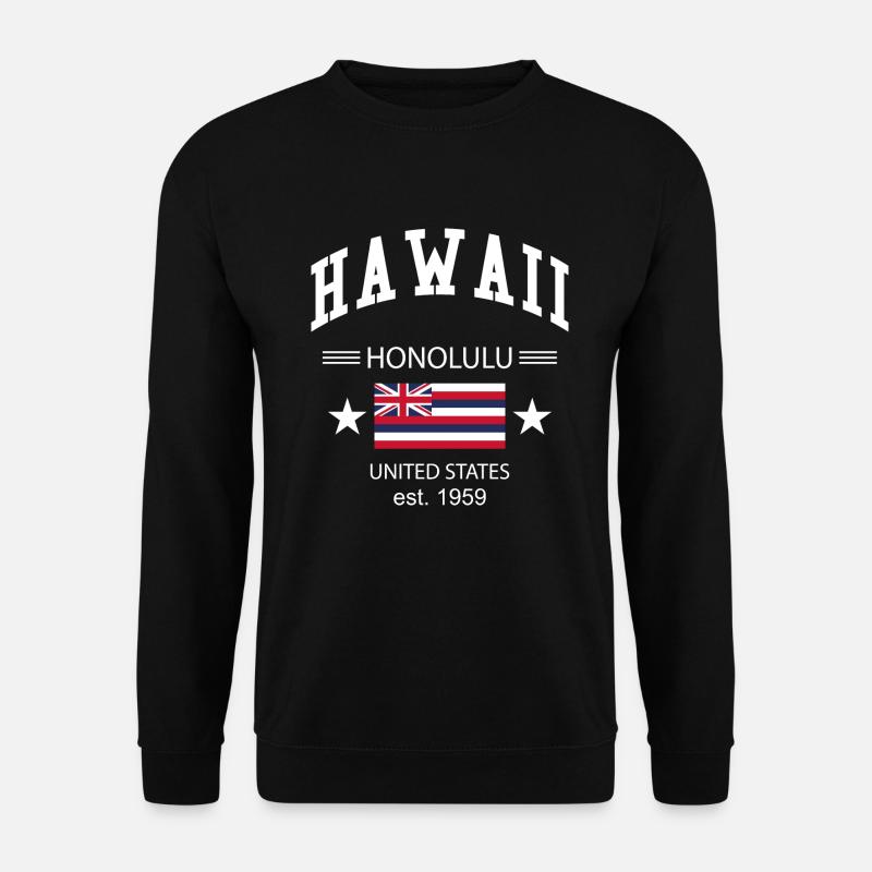 Hawaii - Unisex Pullover - Schwarz