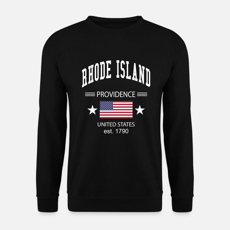 Rhode Island - Sweat-shirt Unisexe - noir