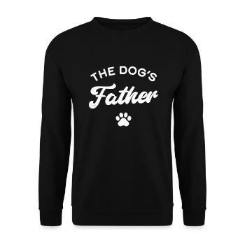 The Dogs Father - Unisex Sweatshirt - black - Front - Alina (178cm) & Michal (187cm)