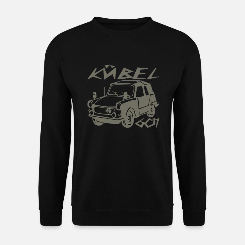  Kübel Trabi Stoffhund - Unisex Pullover - Schwarz