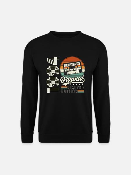 Original 1994 Jahrgang Vintage Geburtstag Retro - Unisex Pullover - Schwarz