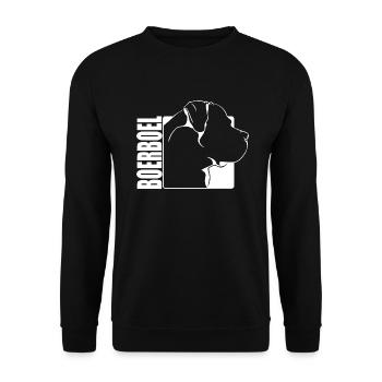 Boerboel Profil Chiens Chien Wilsigns - Sweat-shirt Unisexe - noir - Devant - Alina (178cm) & Michal (187cm)