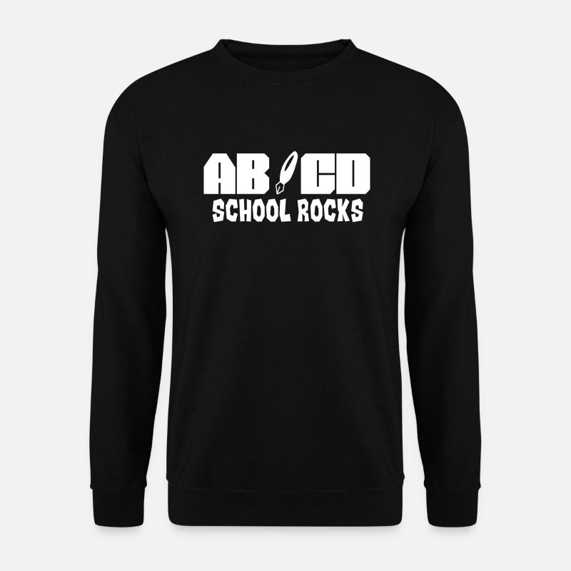 Enseignant ABCD School Rocks - Sweat-shirt Unisexe - noir