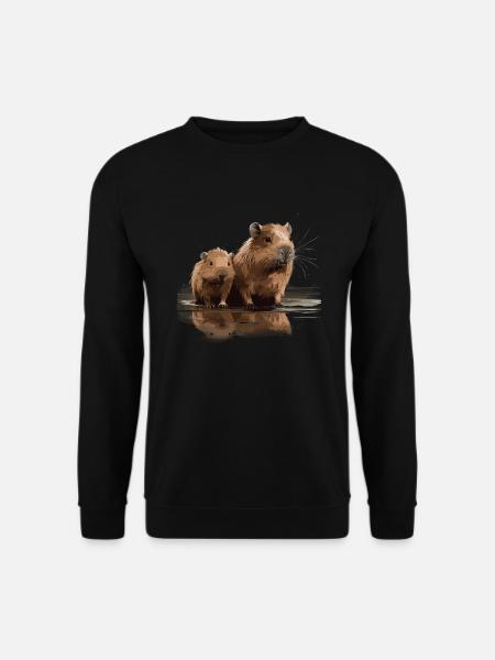 Capybaras Capybaras Capybara - Unisex Sweatshirt - black