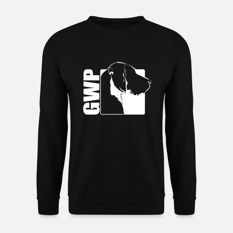 GWP German Wirehaired Pointer Profile Dog Wilsigns - Bluza unisex - czarny