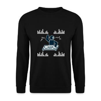 Techno Hardstyle Rave-Design Hommes Femmes Cadeau - Sweat-shirt Unisexe - noir - Devant - Alina (178cm) & Michal (187cm)