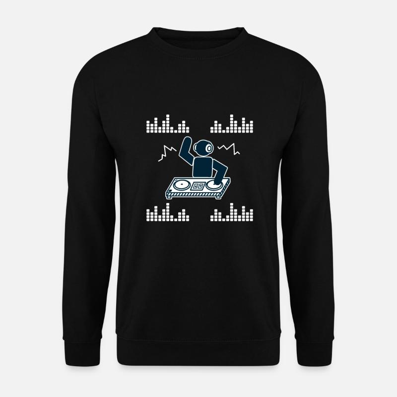 Techno Hardstyle Rave-Design Herren Damen Geschenk - Unisex Pullover - Schwarz
